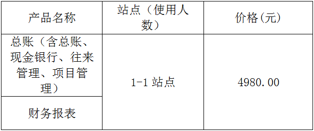 用友G3財務系統11.0報價